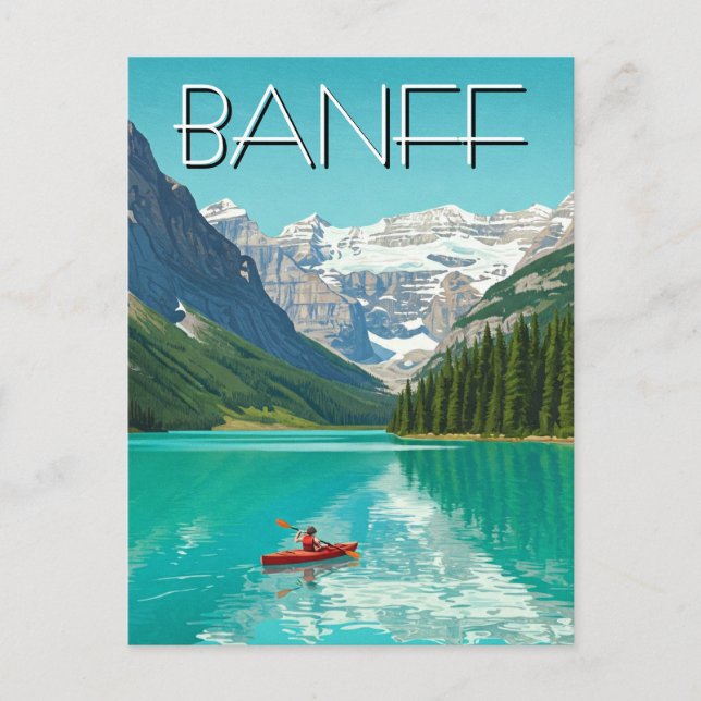 Lake Louise at Banff National Park Canada Postcard (Front)