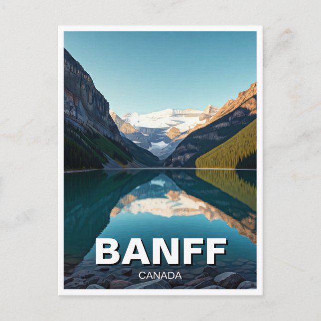 Lake Louise at Banff National Park Canada Postcard (Front)