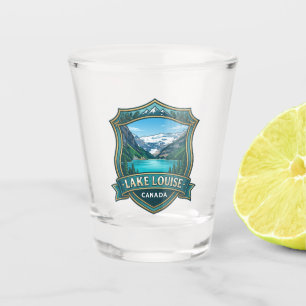Lake Louise at Banff National Park Canada Shot Glass