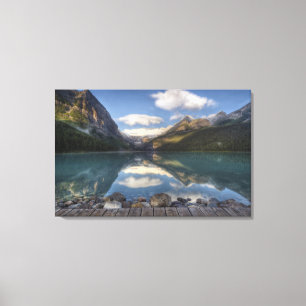 Lake Louise at sunrise, Banff National Park, Canvas Print