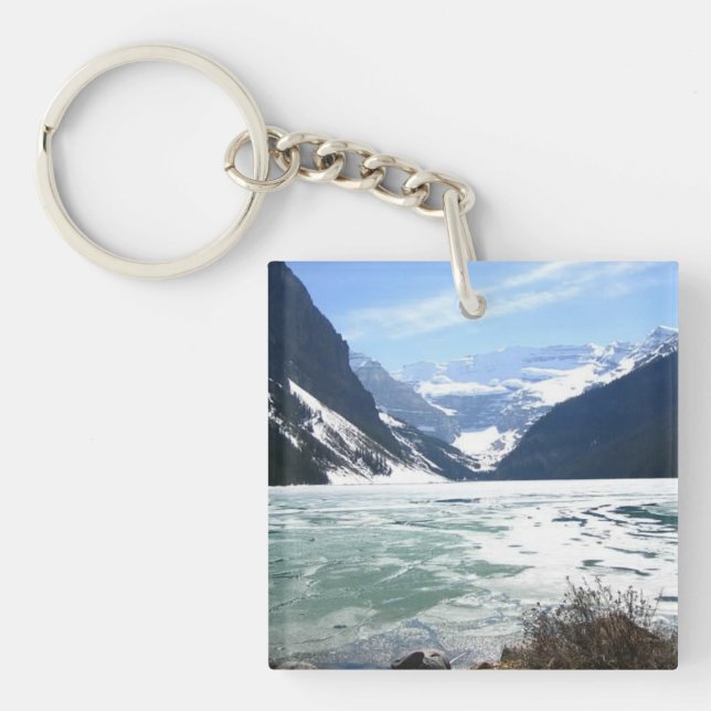 Lake Louise, Banff, Alberta, Canada Keychain (Front)