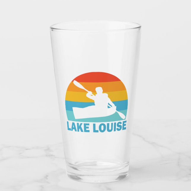 Lake Louise Banff National Park Kayak Glass (Front)