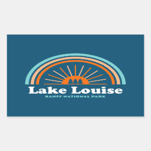 Lake Louise Banff National Park Rainbow Sticker