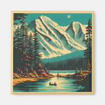 Lake Louise Banff National Park Retro Travel