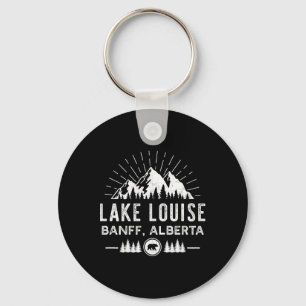 Lake Louise California - Mountain Hiking Canoeing Keychain