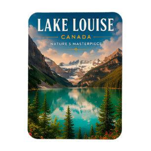 🏞️ Lake Louise Canada Alpine Lake Home Decor Magnet