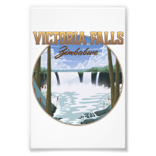 Lake Louise Canada logo Photo Print