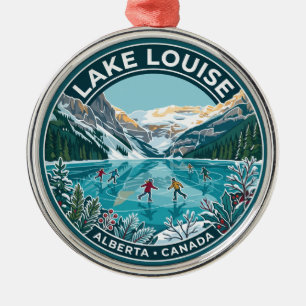 Lake Louise Canada Metal Ornament