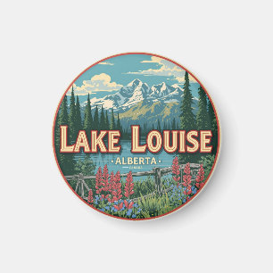 Lake Louise Canada Travel Gift Banff National Park Magnet
