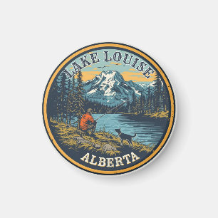 Lake Louise Canada Travel Gift Banff National Park Magnet