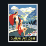 Lake Louise Canada vintage travel postcard<br><div class="desc">Lake Louise Canada vintage travel Postcard</div>