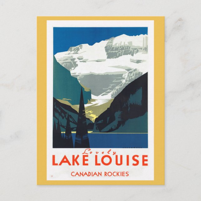 Lake Louise Canadian Rockies Canada Postcard (Front)