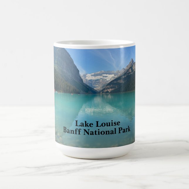 Lake Louise in Banff Canada Coffee Mug (Center)