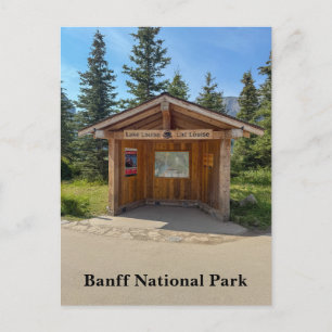 Lake Louise in Banff Canada Holiday Postcard