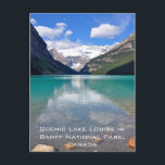 Lake Louise in Banff National Park Postcard<br><div class="desc">Scenic Lake Louise in Banff National Park,  Canada</div>