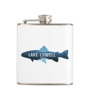 Lake Lowell Idaho Fish Hip Flask