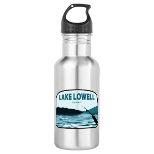 Lake Lowell Idaho Fishing Rod 532 Ml Water Bottle