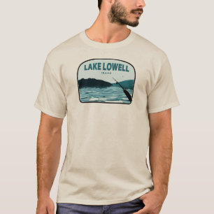 Lake Lowell Idaho Fishing Rod T-Shirt