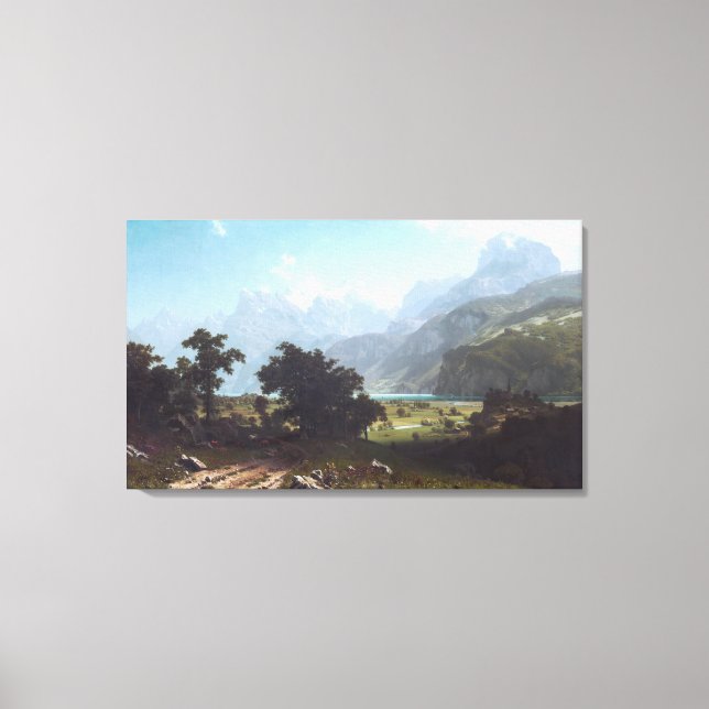 Lake Lucerne Canvas Print (Front)