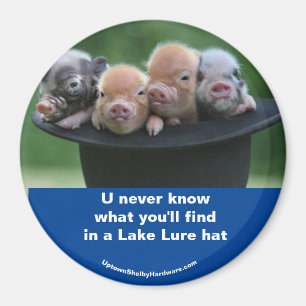 Lake Lure hat Magnet