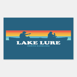 Lake Lure North Carolina Canoe Sticker