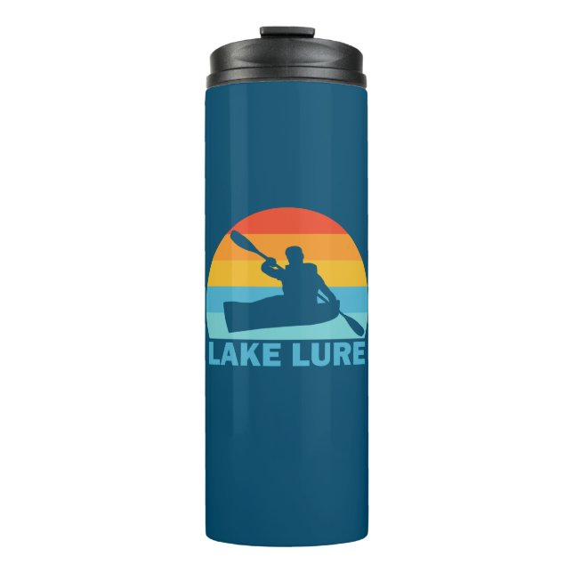 Lake Lure North Carolina Kayak Thermal Tumbler (Front)