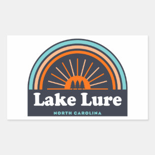 Lake Lure North Carolina Rainbow Sticker