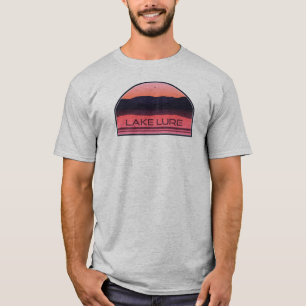 Lake Lure North Carolina Red Sunrise T-Shirt
