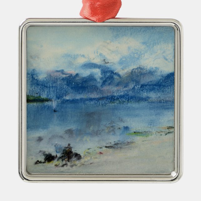 Lake Maggiore Metal Ornament (Front)