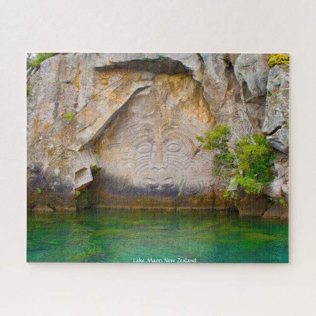 Lake Maori New Zealand Jigsaw Puzzle (Horizontal)