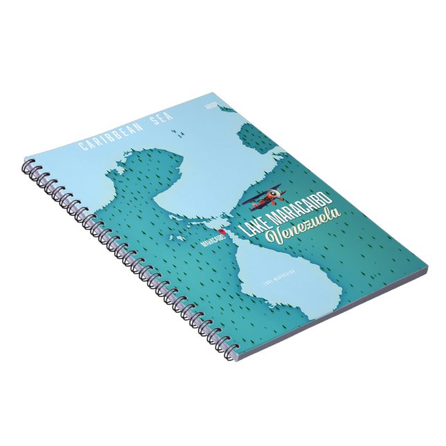 Lake Maracaibo, Venezuela map navigation. Notebook (Right Side)