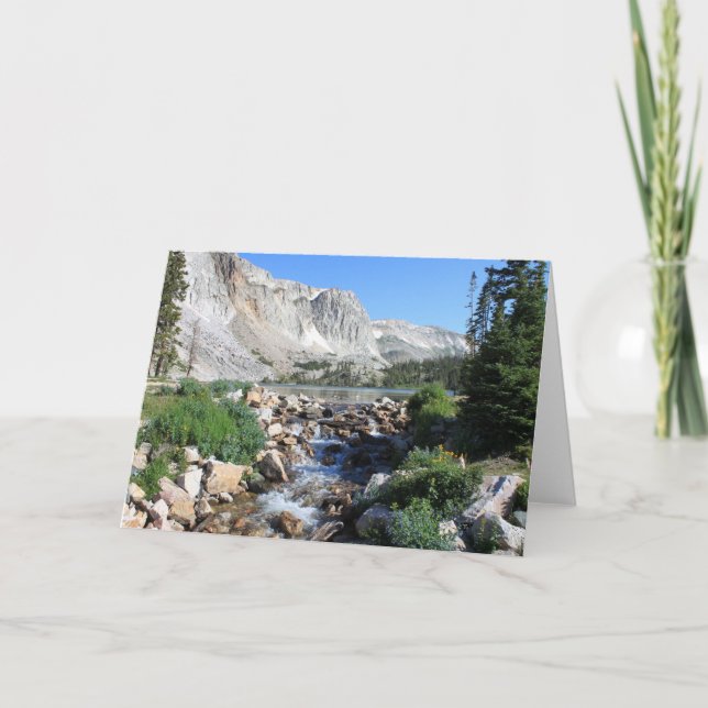 Lake Marie in Summertime Greeting Card (Front)