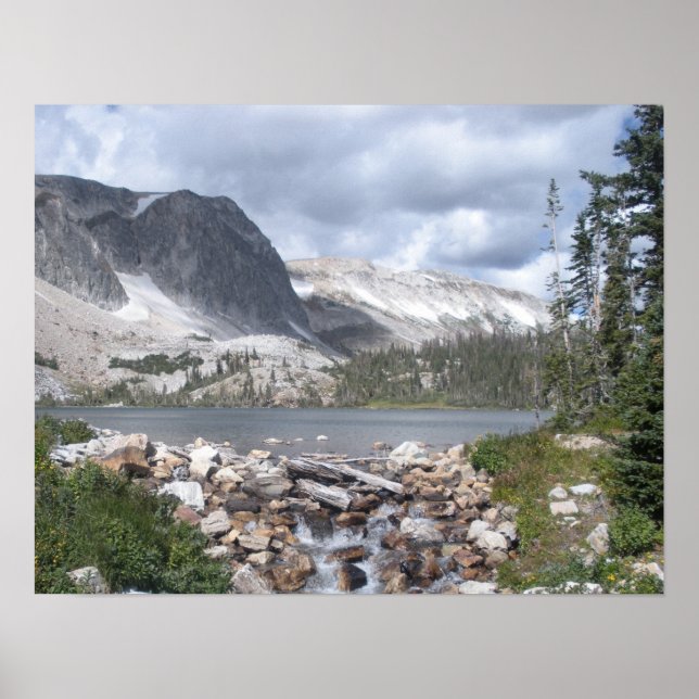 Lake Marie Mountain Poster (Front)