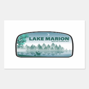 Lake Marion South Carolina Deer Sticker