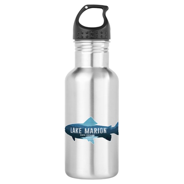 Lake Marion South Carolina Fish 532 Ml Water Bottle (Front)