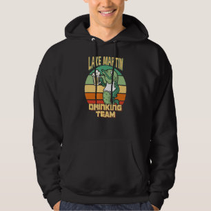 Lake Martin Drinking Team Funny Fish Beer Fishing Hoodie
