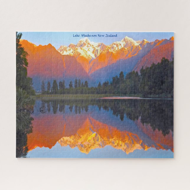 Lake Matheson New Zealand Jigsaw Puzzle (Horizontal)