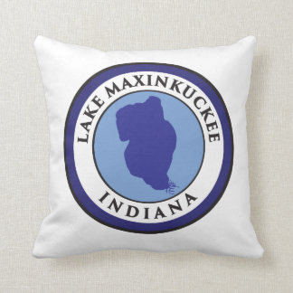 Lake Maxinkuckee, Indiana Throw Pillow