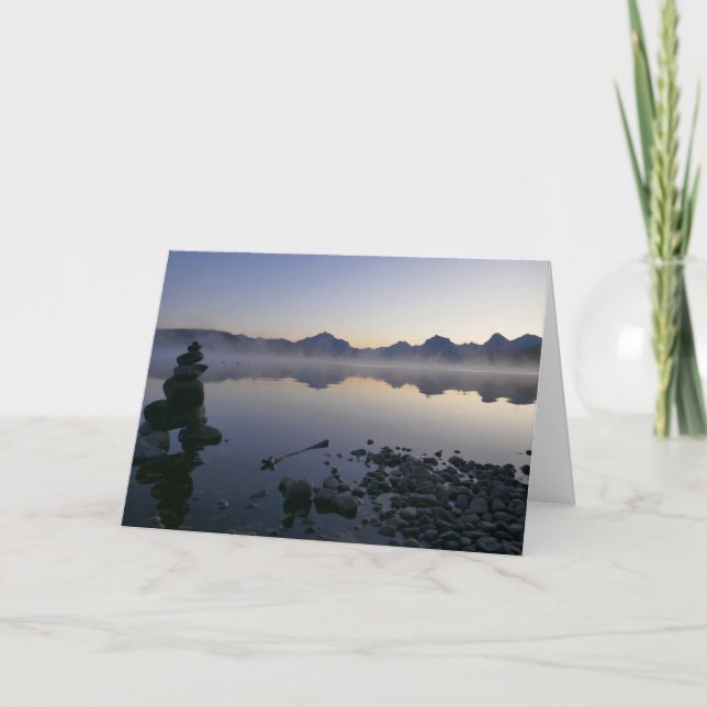 Lake McDonald at Sunrise I Card (Front)