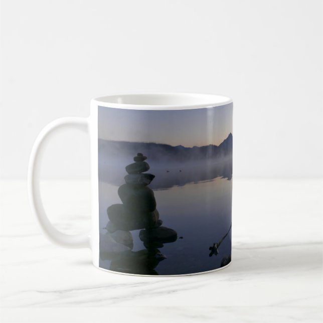 Lake McDonald at Sunrise I Coffee Mug (Left)