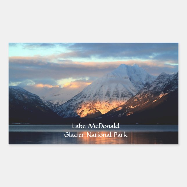 Lake McDonald, Glacier National Park, Sticker (Front)