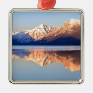Lake Mcdonald Metal Ornament