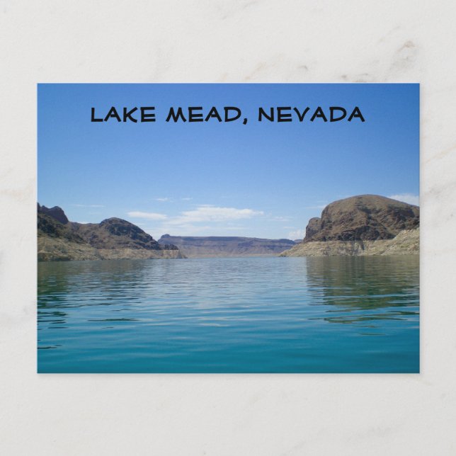 Lake Mead near Las Vegas Nevada Postcard (Front)