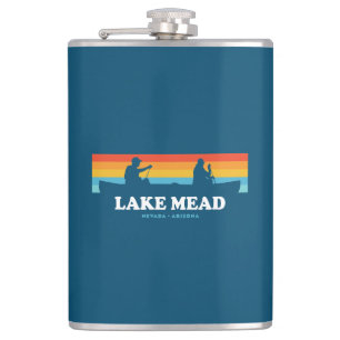 Lake Mead Nevada Arizona Canoe Hip Flask