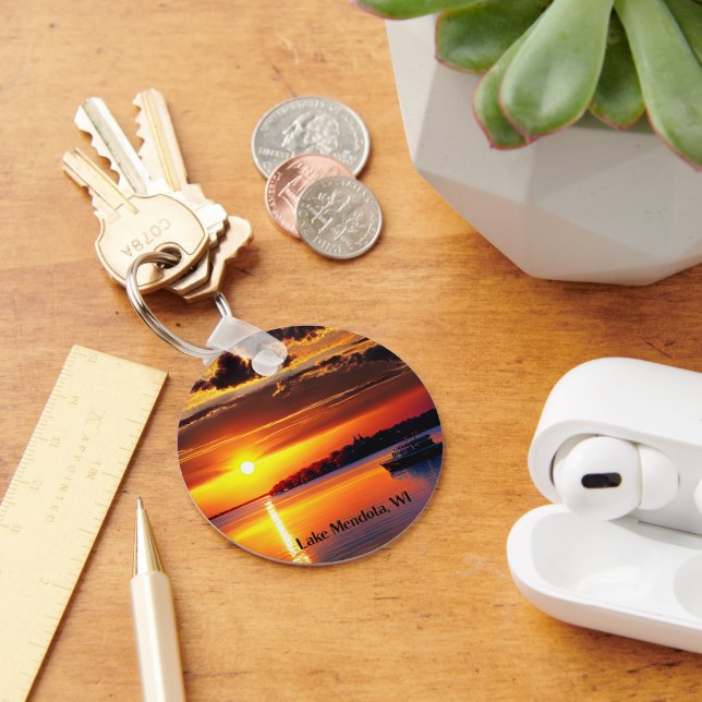 Lake Mendota, WI, Keychain (Desk)