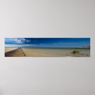 Lake Michigan at Frankfort, Michigan Poster
