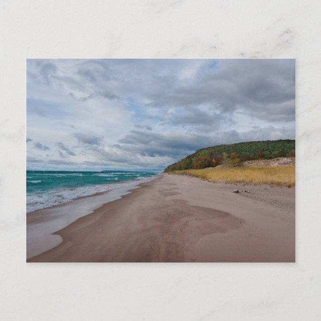 Lake Michigan Beach Postcard (Front)