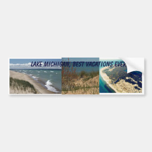 Lake Michigan Bumper Sticker