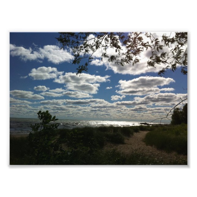 Lake Michigan Dramatic Pic Photo Print (Front)