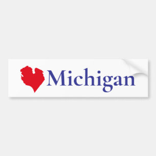 Lake Michigan - fun Great lake Sate -humour Bumper Sticker
